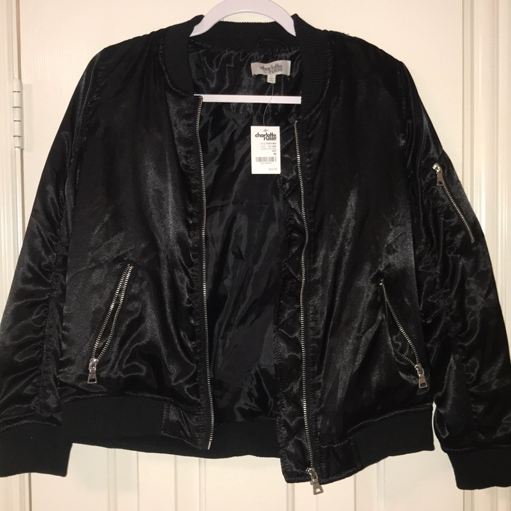 BRAND NEW Charlotte Russe bomber jacket